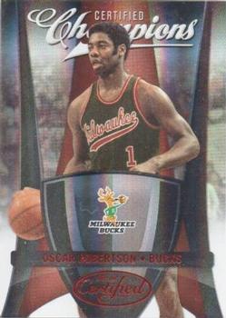 2009-10 Panini Certified - Champions Red #12 Oscar Robertson Front