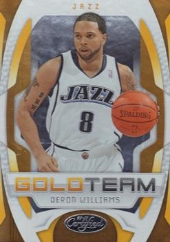 2009-10 Panini Certified - Gold Team #6 Deron Williams Front
