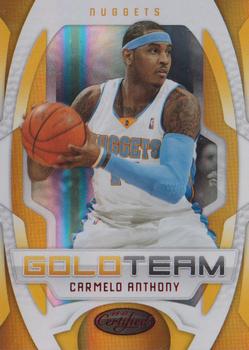 2009-10 Panini Certified - Gold Team Red #7 Carmelo Anthony Front