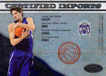 2009-10 Panini Certified - Imports #10 Omri Casspi Front