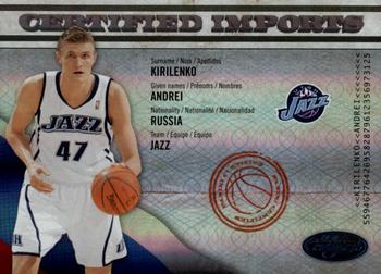 2009-10 Panini Certified - Imports Blue #15 Andrei Kirilenko Front