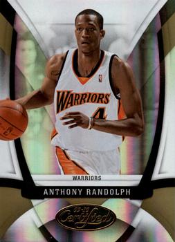 2009-10 Panini Certified - Mirror Gold #52 Anthony Randolph Front
