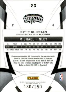 2009-10 Panini Certified - Mirror Red #23 Michael Finley Back