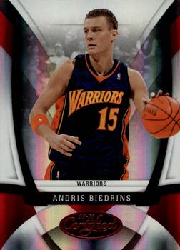 2009-10 Panini Certified - Mirror Red #51 Andris Biedrins Front