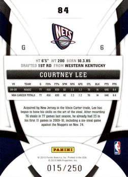 2009-10 Panini Certified - Mirror Red #84 Courtney Lee Back