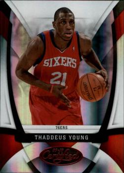 2009-10 Panini Certified - Mirror Red #96 Thaddeus Young Front