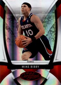 2009-10 Panini Certified - Mirror Red #129 Mike Bibby Front