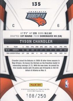 2009-10 Panini Certified - Mirror Red #135 Tyson Chandler Back