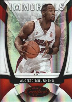 2009-10 Panini Certified - Mirror Red #155 Alonzo Mourning Front