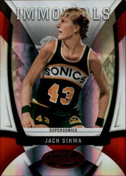 2009-10 Panini Certified - Mirror Red #165 Jack Sikma Front