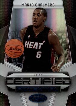 2009-10 Panini Certified - Potential Blue #11 Mario Chalmers Front