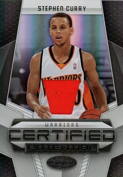 2009-10 Panini Certified - Potential Materials #27 Stephen Curry Front