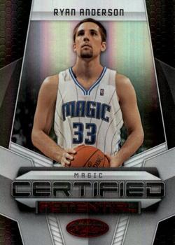 2009-10 Panini Certified - Potential Red #19 Ryan Anderson Front