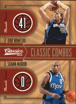 2009-10 Panini Classics - Classic Combos Gold #4 Dirk Nowitzki / Shawn Marion Front
