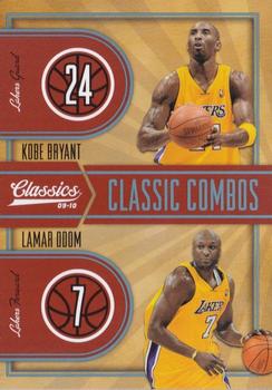 2009-10 Panini Classics - Classic Combos Platinum #1 Kobe Bryant / Lamar Odom Front