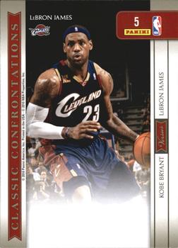 2009-10 Panini Classics - Classic Confrontations #5 Kobe Bryant / LeBron James Back