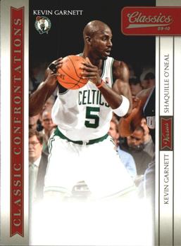 2009-10 Panini Classics - Classic Confrontations Gold #8 Kevin Garnett / Shaquille O'Neal Front
