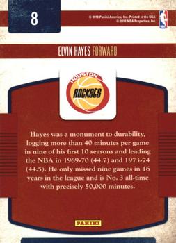 2009-10 Panini Classics - Classic Greats #8 Elvin Hayes Back