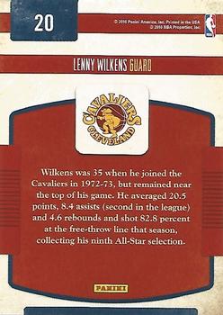 2009-10 Panini Classics - Classic Greats #20 Lenny Wilkens Back