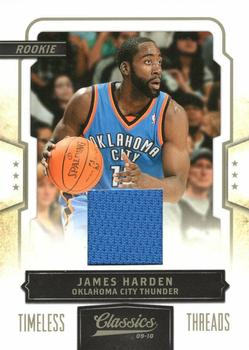 2009-10 Panini Classics - Timeless Threads #163 James Harden Front