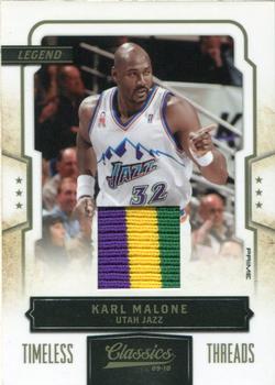 2009-10 Panini Classics - Timeless Threads Prime #139 Karl Malone Front