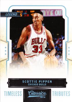 2009-10 Panini Classics - Timeless Tributes Platinum #154 Scottie Pippen Front