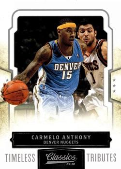 2009-10 Panini Classics - Timeless Tributes Silver #51 Carmelo Anthony Front