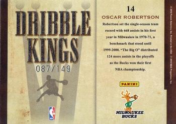 2009-10 Panini Court Kings - Dribble Kings #14 Oscar Robertson Back