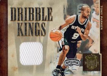 2009-10 Panini Court Kings - Dribble Kings Materials #2 Tony Parker Front