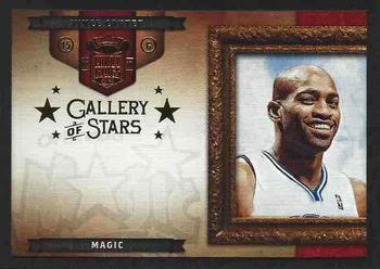 2009-10 Panini Court Kings - Gallery of Stars Black #17 Vince Carter Front