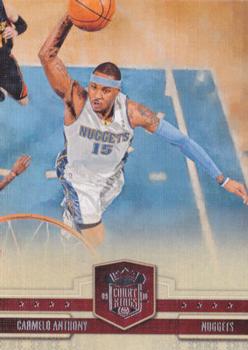 2009-10 Panini Court Kings - Silver #1 Carmelo Anthony Front
