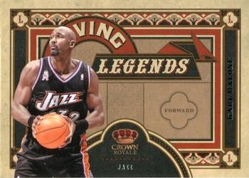 2009-10 Panini Crown Royale - Living Legends #16 Karl Malone Front
