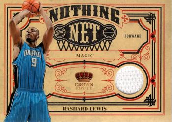 2009-10 Panini Crown Royale - Nothing But Net Materials #6 Rashard Lewis Front
