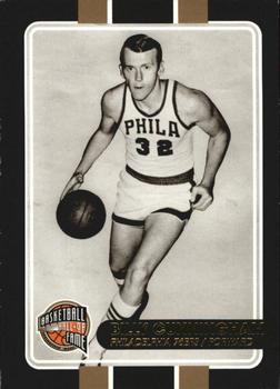 2010 Panini Hall of Fame - Black Border #16 Billy Cunningham Front