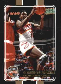 2010 Panini Hall of Fame - Black Border #90 Dominique Wilkins Front