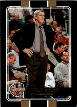 2010 Panini Hall of Fame - Black Border #117 Jerry Sloan Front