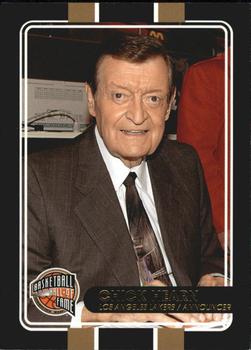 2010 Panini Hall of Fame - Black Border #139 Chick Hearn Front