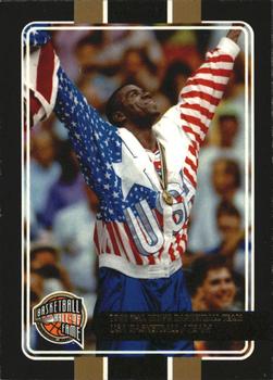 2010 Panini Hall of Fame - Black Border #149 1992 USA Men's Olympic Basketball Team Front