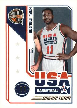 2010 Panini Hall of Fame - Dream Team #4 Karl Malone Front