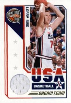 2010 Panini Hall of Fame - Dream Team Game Threads #1 Larry Bird Front