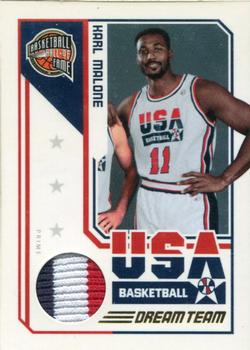 2010 Panini Hall of Fame - Dream Team Game Threads Prime #4 Karl Malone Front