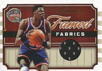 2010 Panini Hall of Fame - Famed Fabrics #16 Patrick Ewing Front