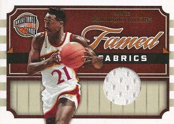2010 Panini Hall of Fame - Famed Fabrics #7 Dominique Wilkins Front