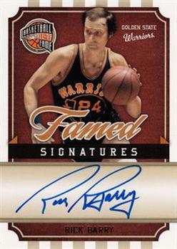 2010 Panini Hall of Fame - Famed Signatures #RB Rick Barry Front