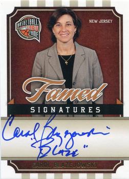 2010 Panini Hall of Fame - Famed Signatures #CB Carol Blazejowski Front