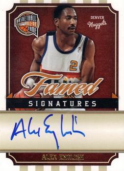 2010 Panini Hall of Fame - Famed Signatures #AE Alex English Front