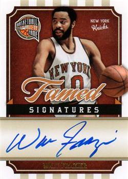 2010 Panini Hall of Fame - Famed Signatures #WF Walt Frazier Front