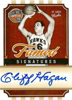 2010 Panini Hall of Fame - Famed Signatures #CH Cliff Hagan Front