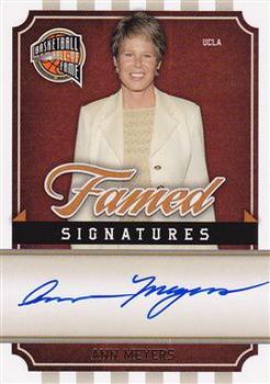 2010 Panini Hall of Fame - Famed Signatures #AM Ann Meyers Front