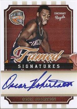 2010 Panini Hall of Fame - Famed Signatures #OR Oscar Robertson Front